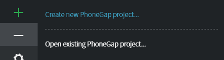 Phonegap crear proyecto