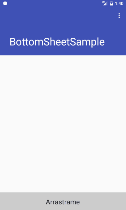 Bottom sheets ejemplo en android