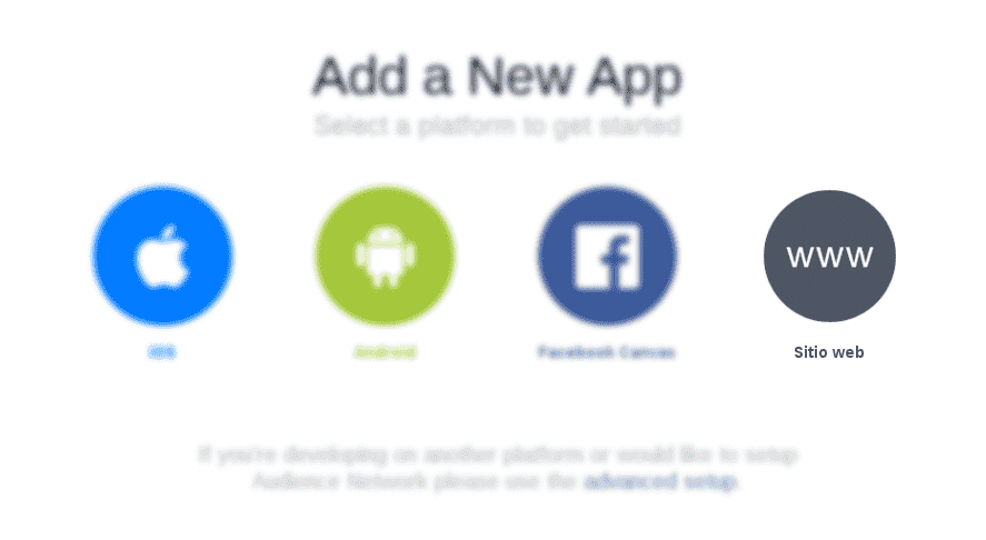 crear app web en facebook