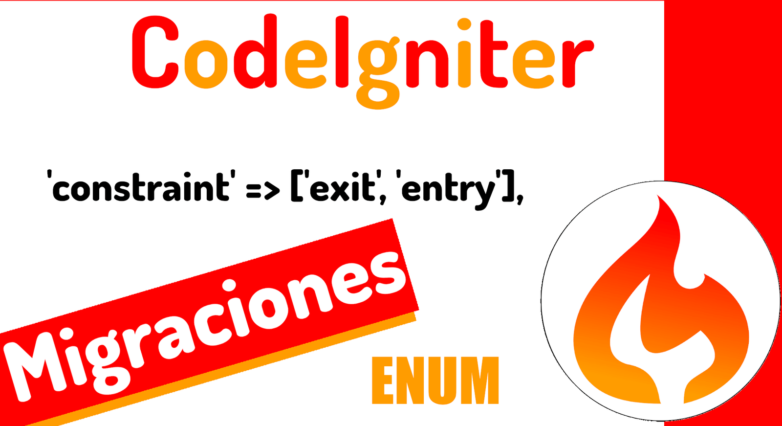 Definiendo columnas de tipo enum en las migraciones para CodeIgniter 4