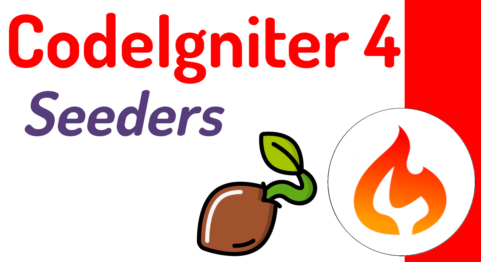 Seeder or seedbeds in CodeIgniter 4 to generate test data