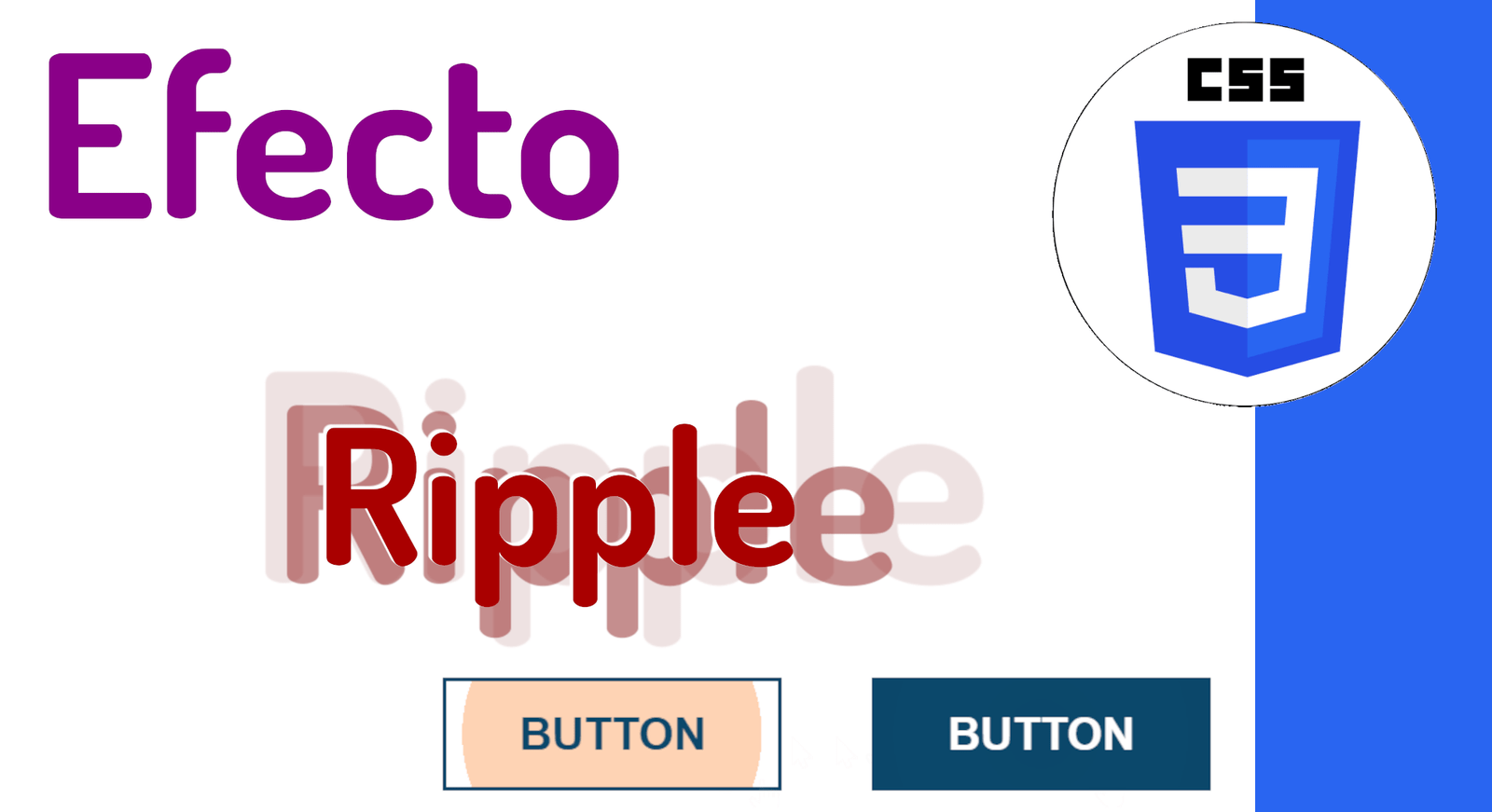 Efecto ripple en los botones en CSS