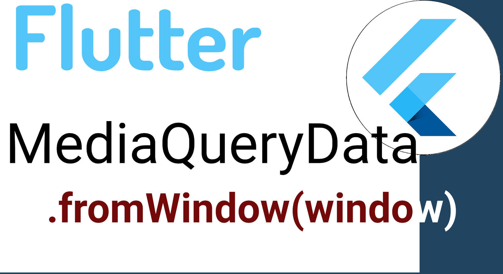 Fix 'MediaQueryData.fromWindow' is deprecated and shouldn't be used in Flutter