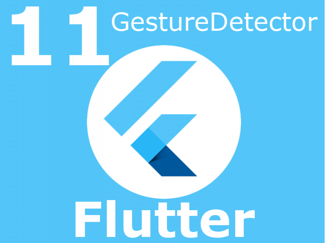 GestureDetector, to add the click event to any widget in Flutter