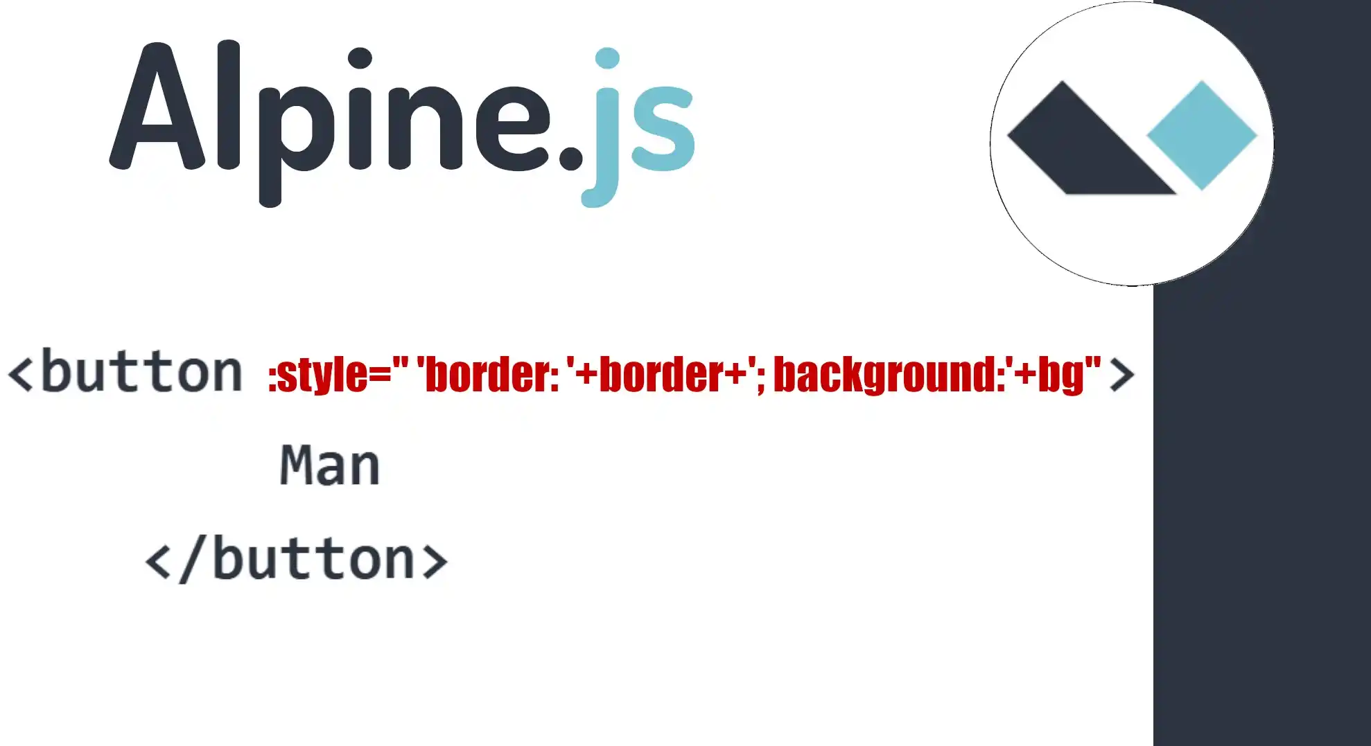 Atributos/bidind style en Alpine JS 8