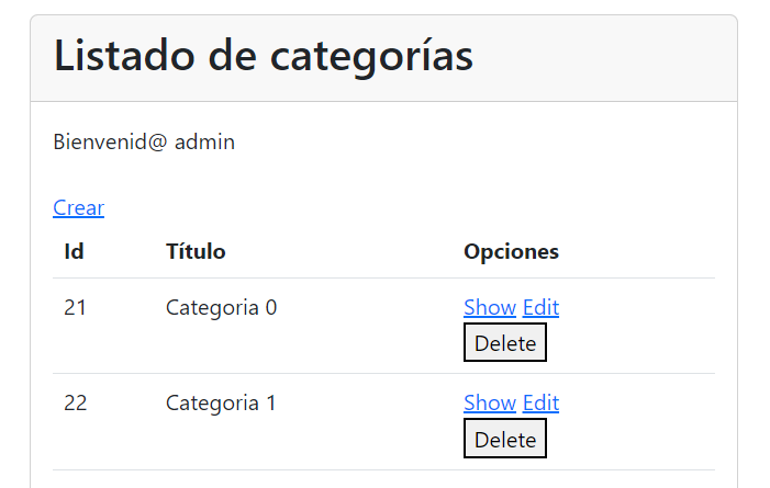 Table with Bootstrap 5